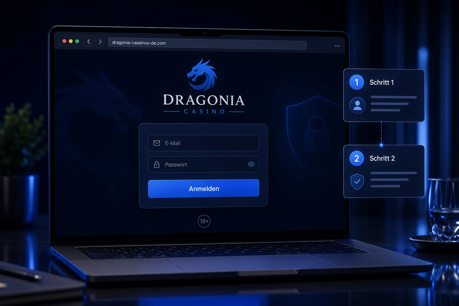 Schritt-für-Schritt-Anleitung: Bei Dragonia Casino anmelden
