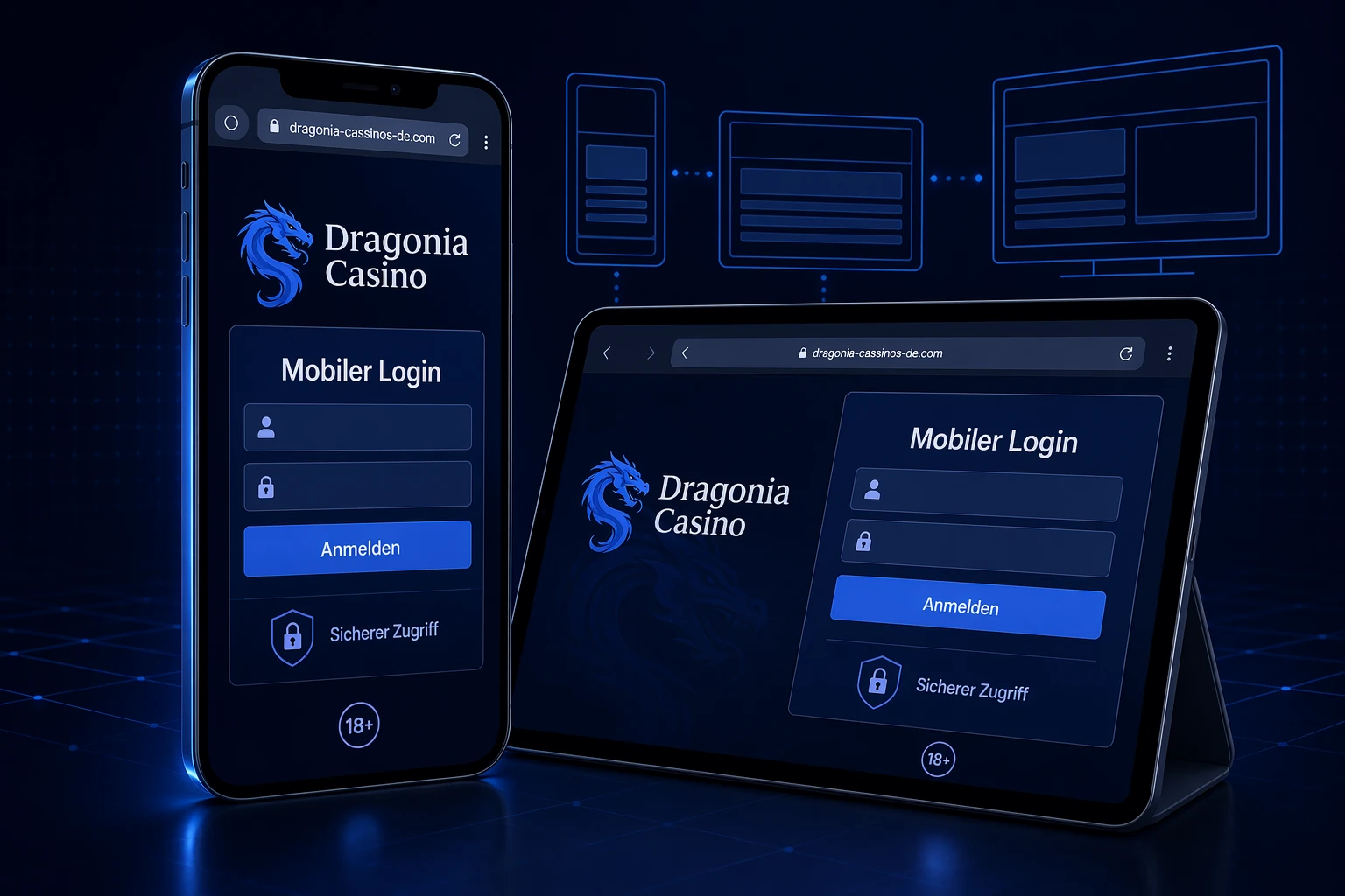 Mobile Login und App-Zugriff bei Casino Dragonia