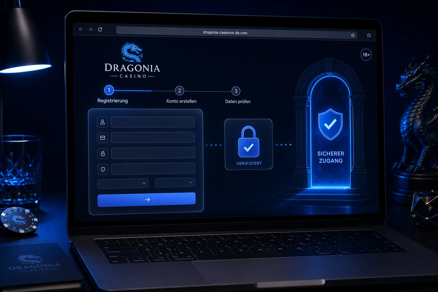 Registrierung und Zugang über die Dragonia Casino Official Site